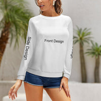 Live Preview Customized Round Neck Sweatshirt Mulitiple Sizes