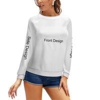 Live Preview Customized Round Neck Sweatshirt Mulitiple Sizes
