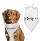 Live preview Customized Dog Bandanas Pet Triangle Scarf