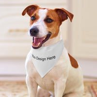 Live preview Customized Dog Bandanas Pet Triangle Scarf