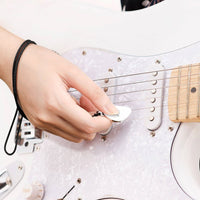 Live Preview Customized Titanium Steel Guitar Pick Necklace