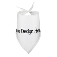 Live preview Customized Dog Bandanas Pet Triangle Scarf