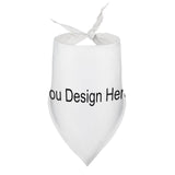 Live preview Customized Dog Bandanas Pet Triangle Scarf