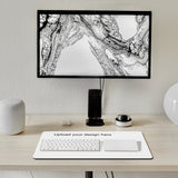 Live Preview Custom Laptop Desk Mouse Mat with Personalized Image Text Non-Slip Waterproof Desk Pad for Office Home
